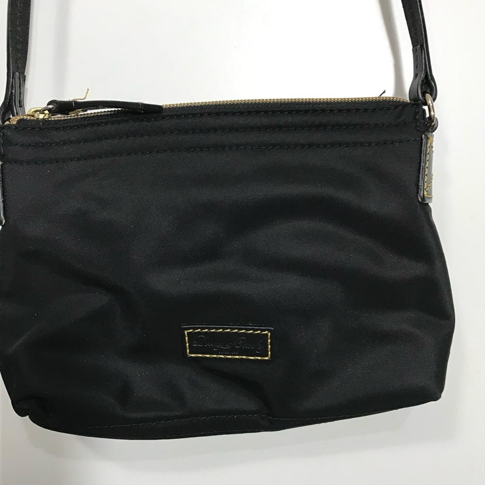 Dooney & Bourke Black Nylon Crossbody Bag EUC - Picture 1 of 6